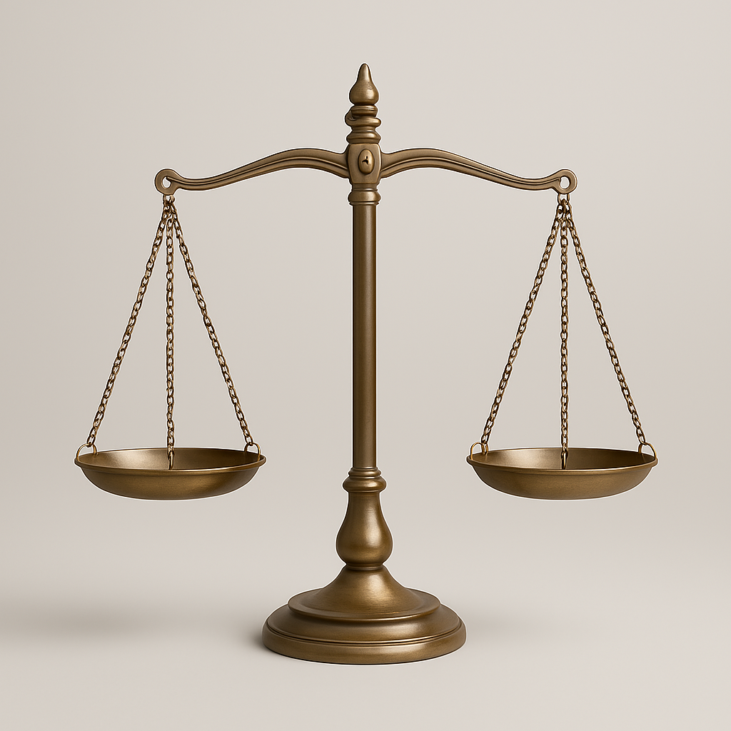 Forensic video analysis expert witness testimony - UK legal system scales of justice